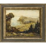 Otto Pippel (1878-1960), ''Capri'', oil on canvas, signed lower right, verso inscribed and dated