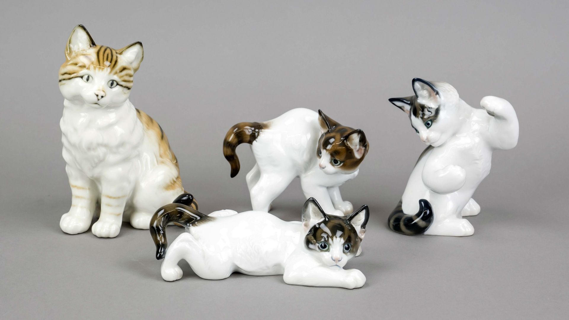 Vier Katzen, 3 Katzen Rosenthal