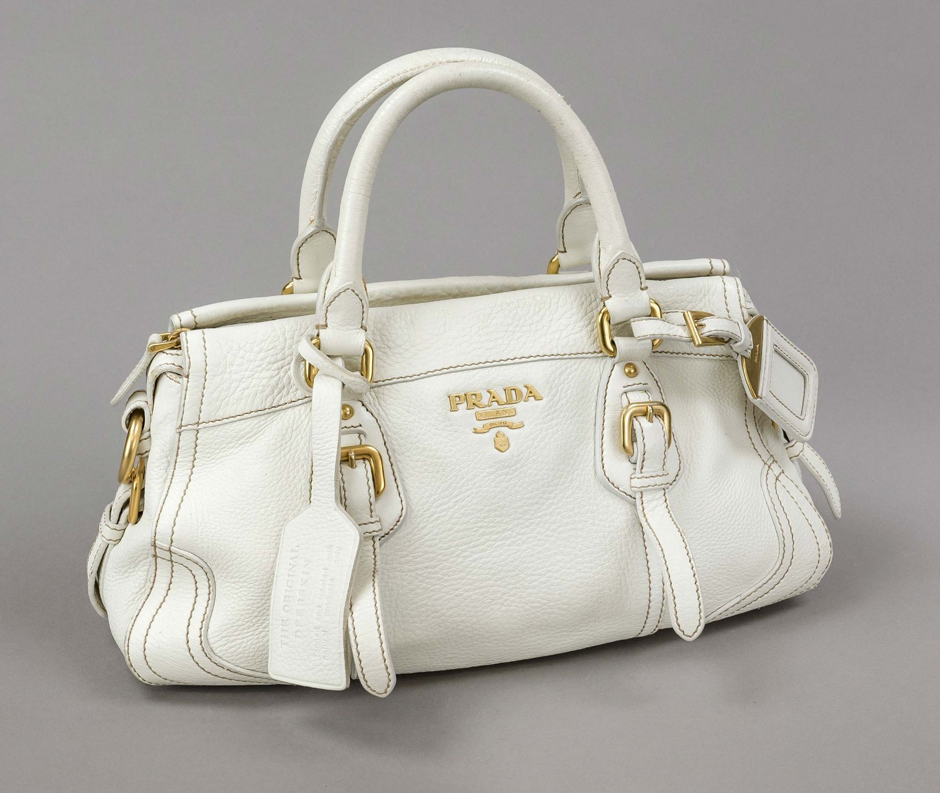 Prada, Cream White Vintage Deer