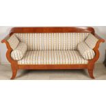 Biedermeier-style sofa, 20th century, cherry wood, 96 x 200 x 71 cm - The furniture cannot be viewed
