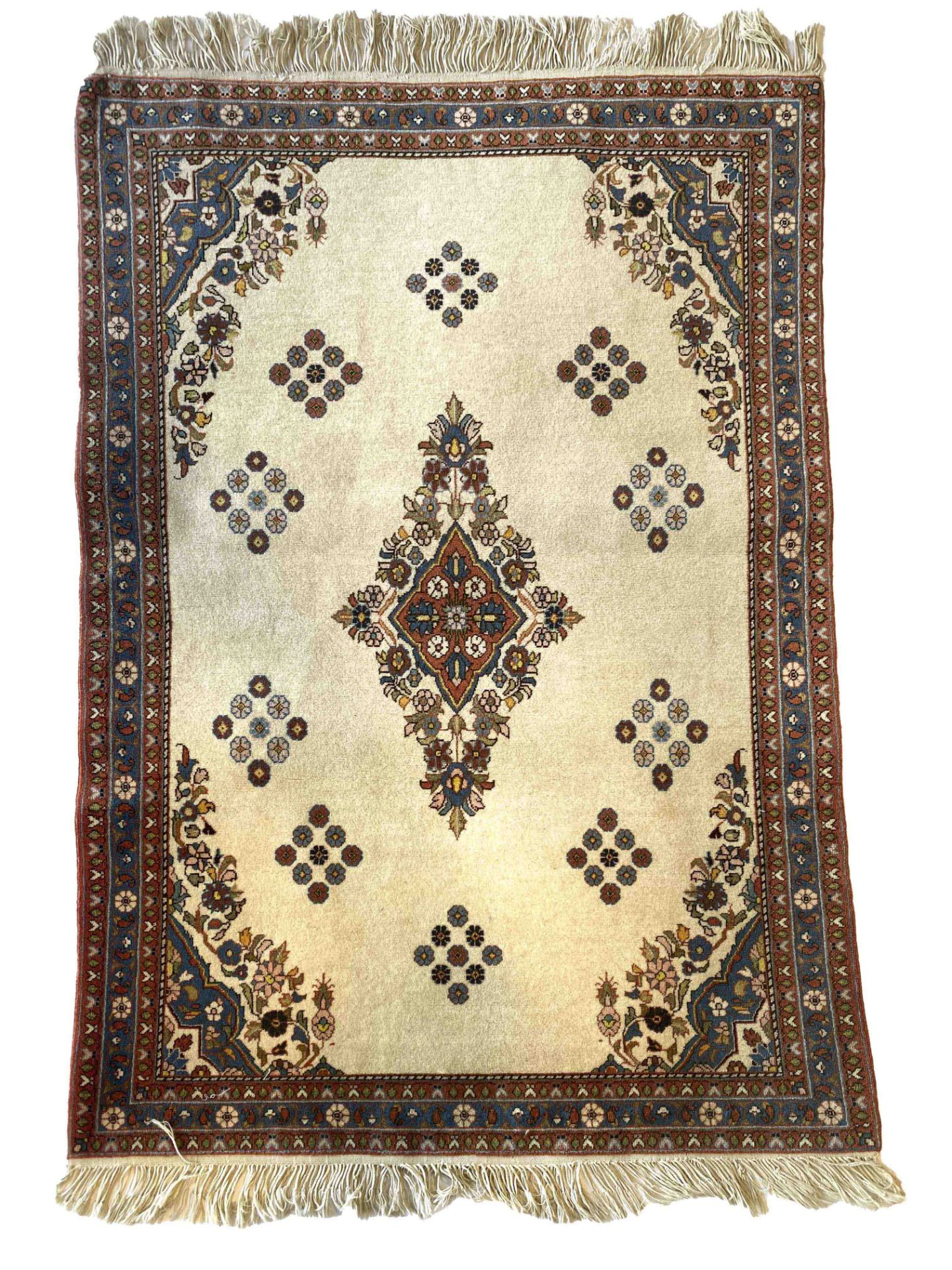 Carpet, Ghom, good condition, 136 x 98 cm - The carpet can only be viewed and collected at another