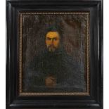Portrait Painter of the 17th century, Portrait of a Gentleman, oil on canvas, slight signs of age,