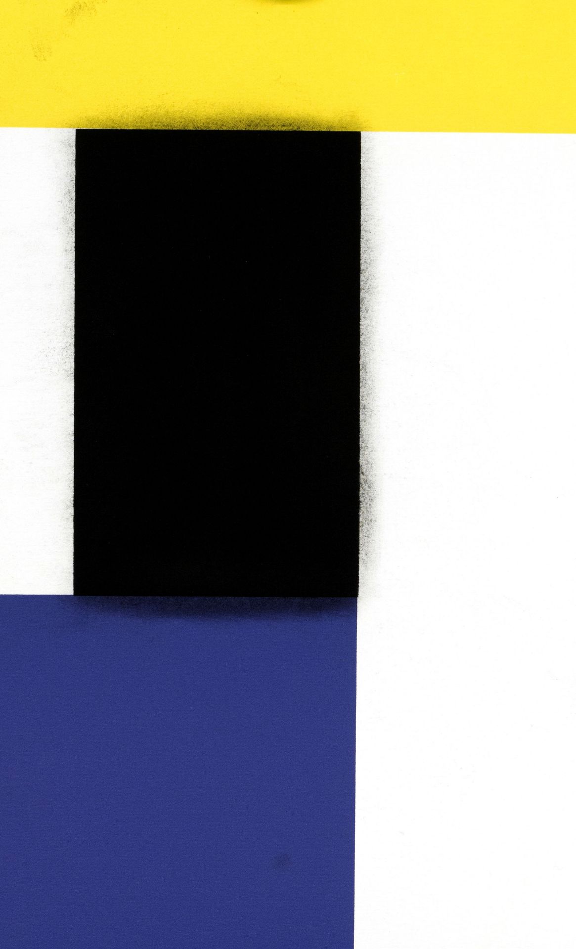 Lienhard von Monkiewitsch (*1941), Hard Edge Composition, color silkscreen on cardboard with a field