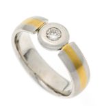 Brillant-Ring Platin 950/000 un