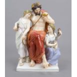 Allegory group / The Evening, Meissen. pommel mark 1850-1924, 2nd choice, model by Johannes