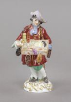 Tabulet seller, Meissen, after 1973, 1st choice, from the series 'London Crier', designed by