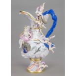 A magnificent jug as an allegory of air, Meissen, Knauf Schwerter, mark 1850-1924, 1st choice,