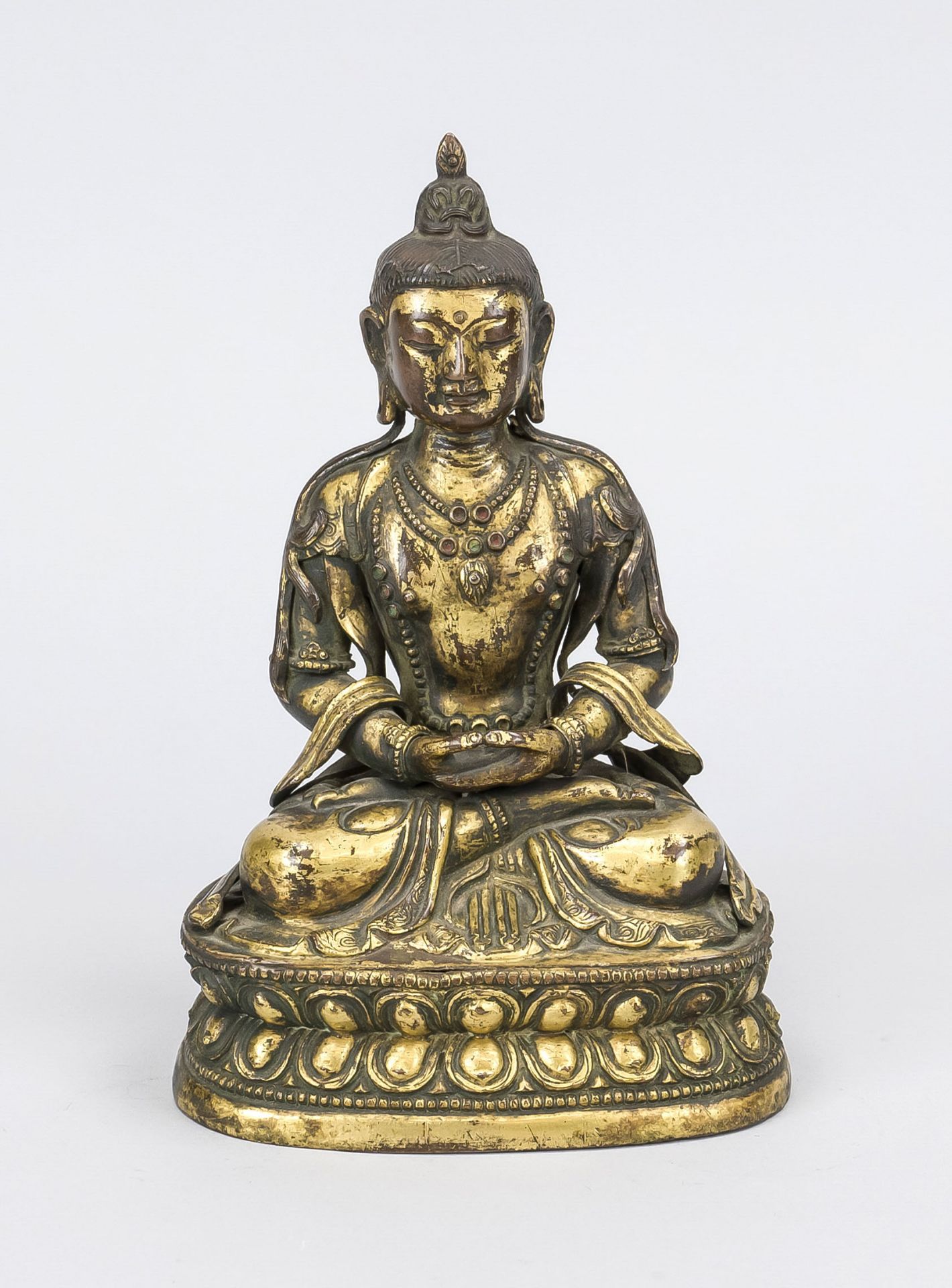 Buddha, Tibet wohl 19. Jh. Hohl