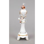 Hunting falcon from the 'Reineke Fuchs' centerpiece, Meissen, mark after 1980, 1st choice,