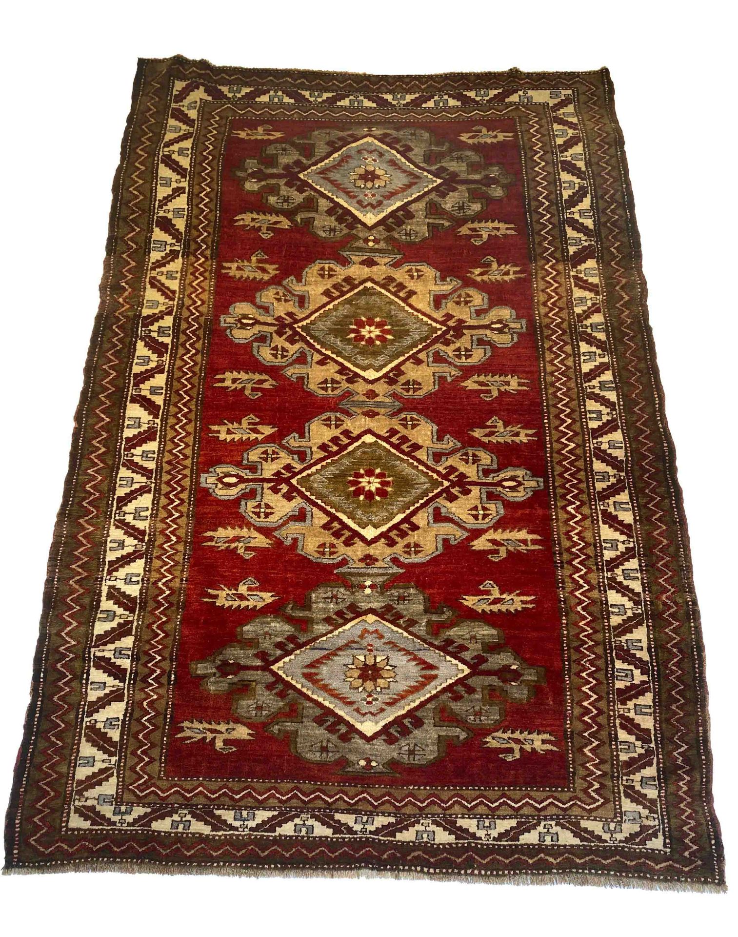 Carpet, Kars-Kazak, minor wear, 250 x 150 cm - The carpet can only be viewed and collected at