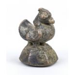 Figural opium weight, Burma/Myanmar, bronze. Exact age uncertain, h. 6 cm