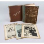 Simplicissimus, large bundle, consisting of 2 bound, collected volumes of the years 1906/1907/1908/