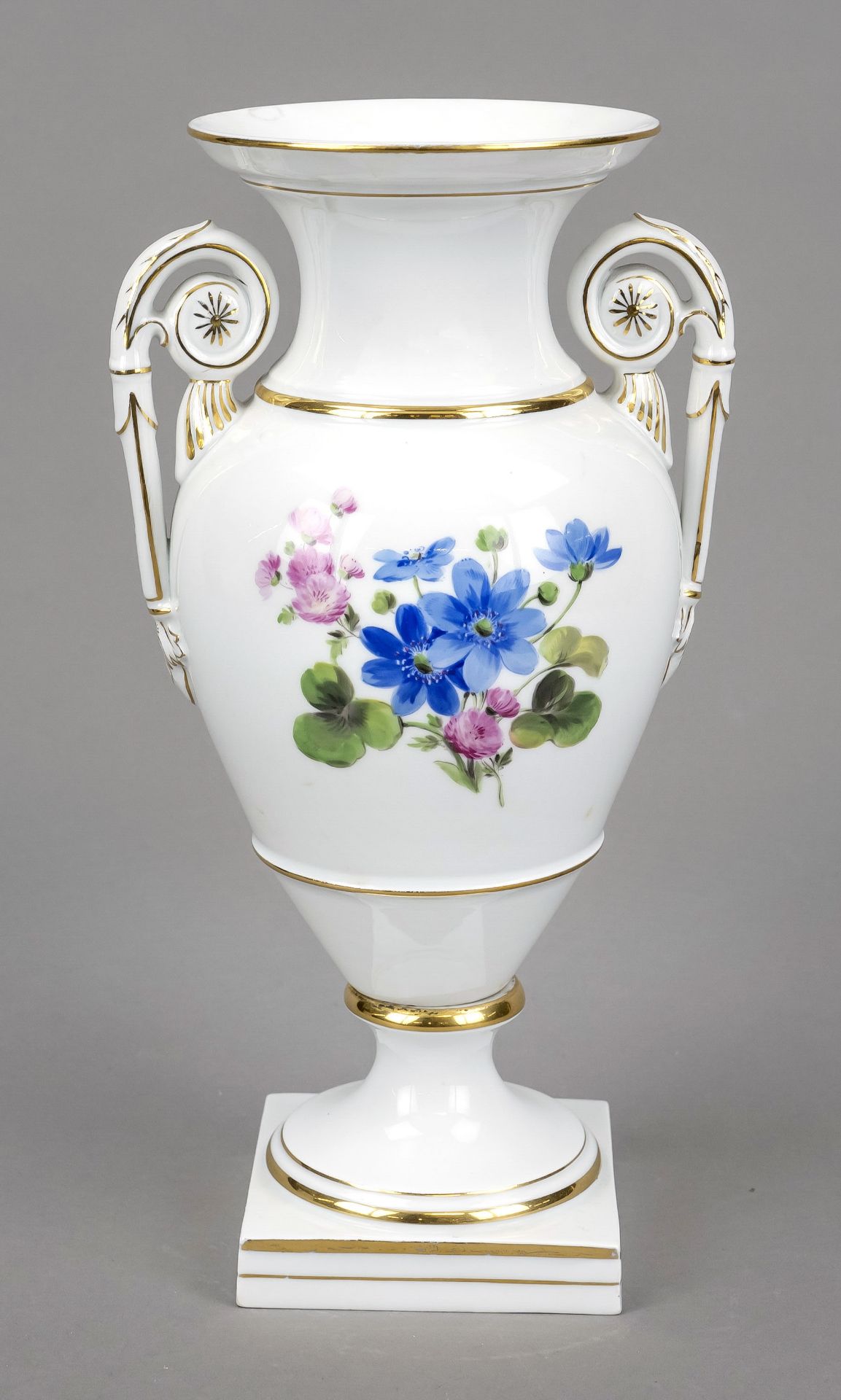 Amphoren-Vase, Meissen, Marke 1 - Bild 2 aus 2