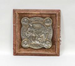 Rakoczy relief by Eduard (Ede) Kallos (1866-1950), Hungary, c. 1900, copper-plated cast iron,