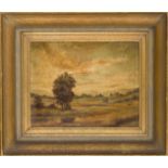 Carlos Muntadas-Harburger (1875-1956), Landscape, oil on hardboard, signed lower right, needs