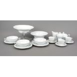 Dinner service and mocha service, 32-piece, Rosenthal, mark after 1957, Maria Weiss form, designed