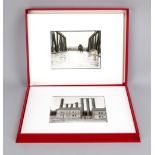 5 b/w photographs by Heinrich Hauser from the series ''Schwarzes Revier 1930'', each 30 x 40 cm