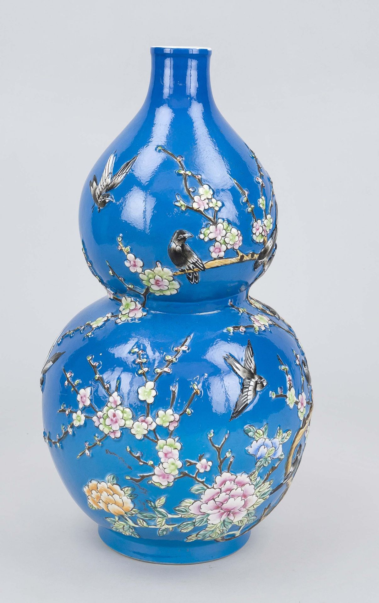 Doppelkürbis Vase, China, 20. J