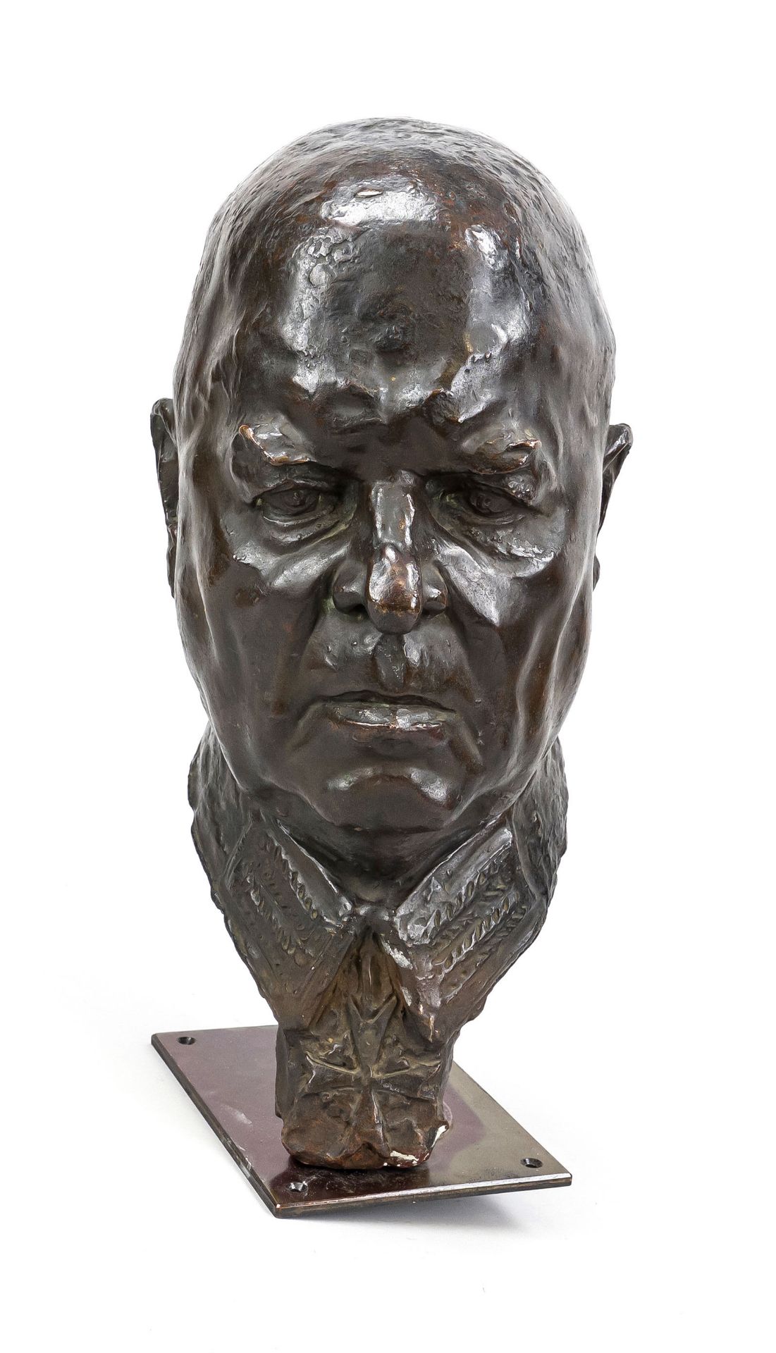 Arno Breker (1900-1991), life-size bust of General der Flieger Hermann von der Lieth-Thomsen (1867-