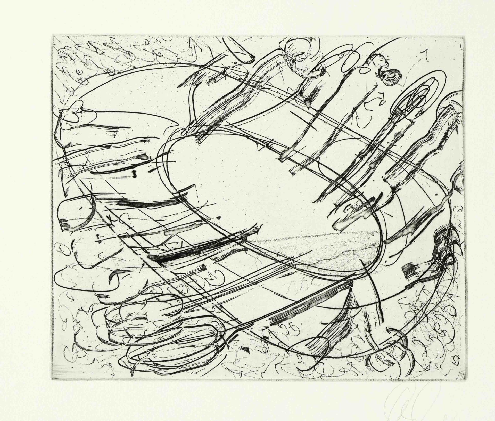 Tony Cragg (*1949), series of 6 etchings on Zerkall laid paper, 1994, ''Dinge'', ''Herbst'', '' - Image 3 of 4