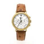 Zenith men's wristwatch, 20ym gold-plated, chronograph automatic, El-Primero movement, Ref. 20.0140.