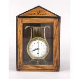 Zappler table clock, marked ''Jos. Engl in Stadtamhof'', polished brass, case repaired in the