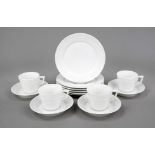 Six coffee place settings, 18-piece, KPM Berlin, marks 1962-1992, 2nd choice, Kurland form, designed