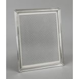 Photo stand frame, Spain, mid 20th century, silver 915/000, smooth form with accentuated corners,