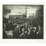 Mixed lot of 10 etchings by various artists, 1st half of the 20th century, with motifs from