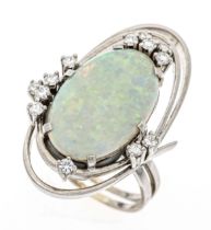 Opal-Brillant-Ring WG 750/000 m