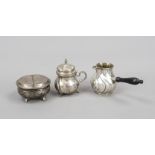 Mixed lot of three pieces, Denmark/German, 1st half 20th century, various makers, 20th century,
