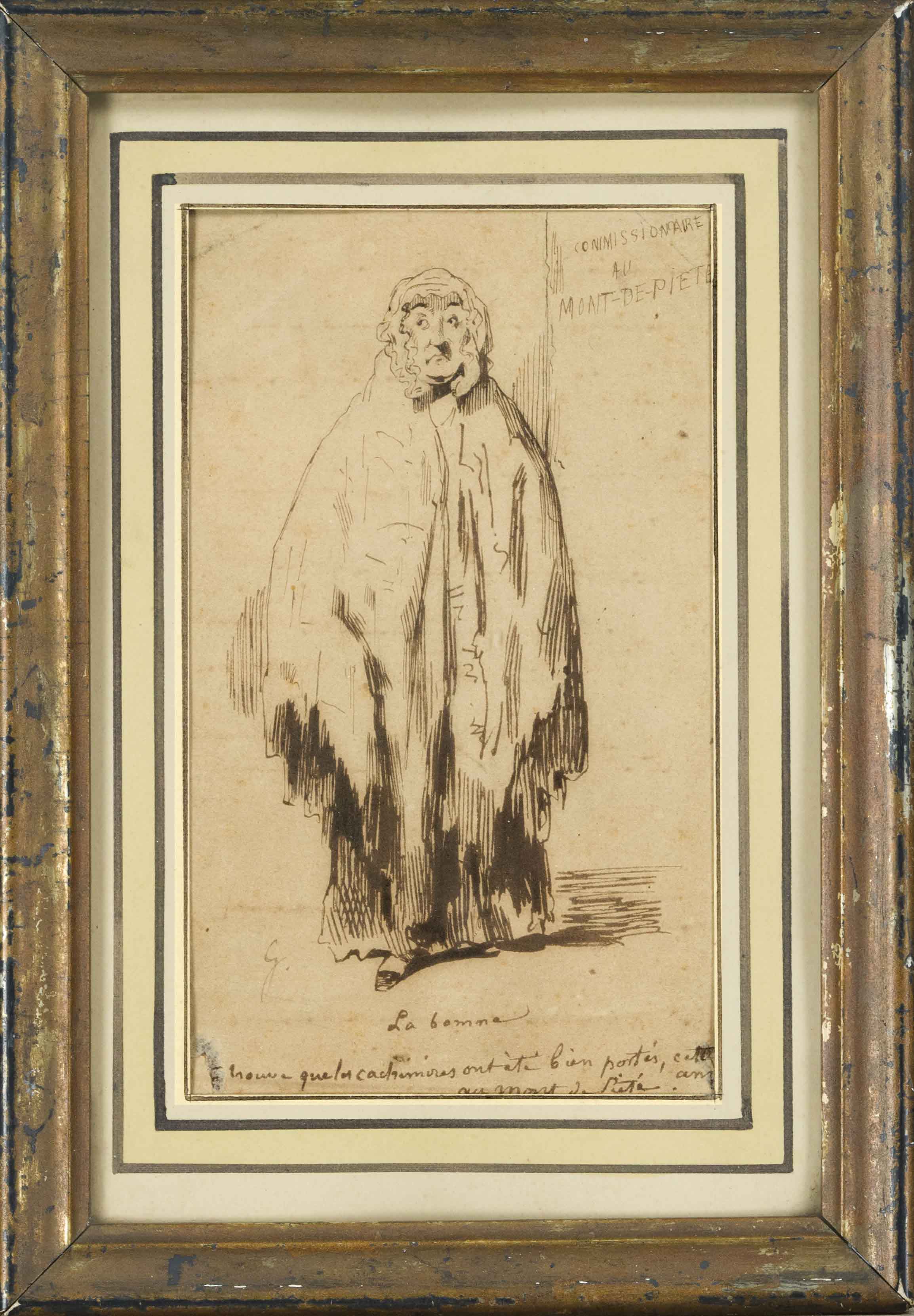 Paul Gavarni (1804-1866), next to Honoré Daumier the most important French caricaturist of the