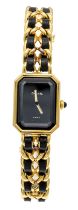 Chanel Paris Premiere L size H0001, ladies quartz watch, plaque 20ym, Ref. 34656 circa 1985, strap
