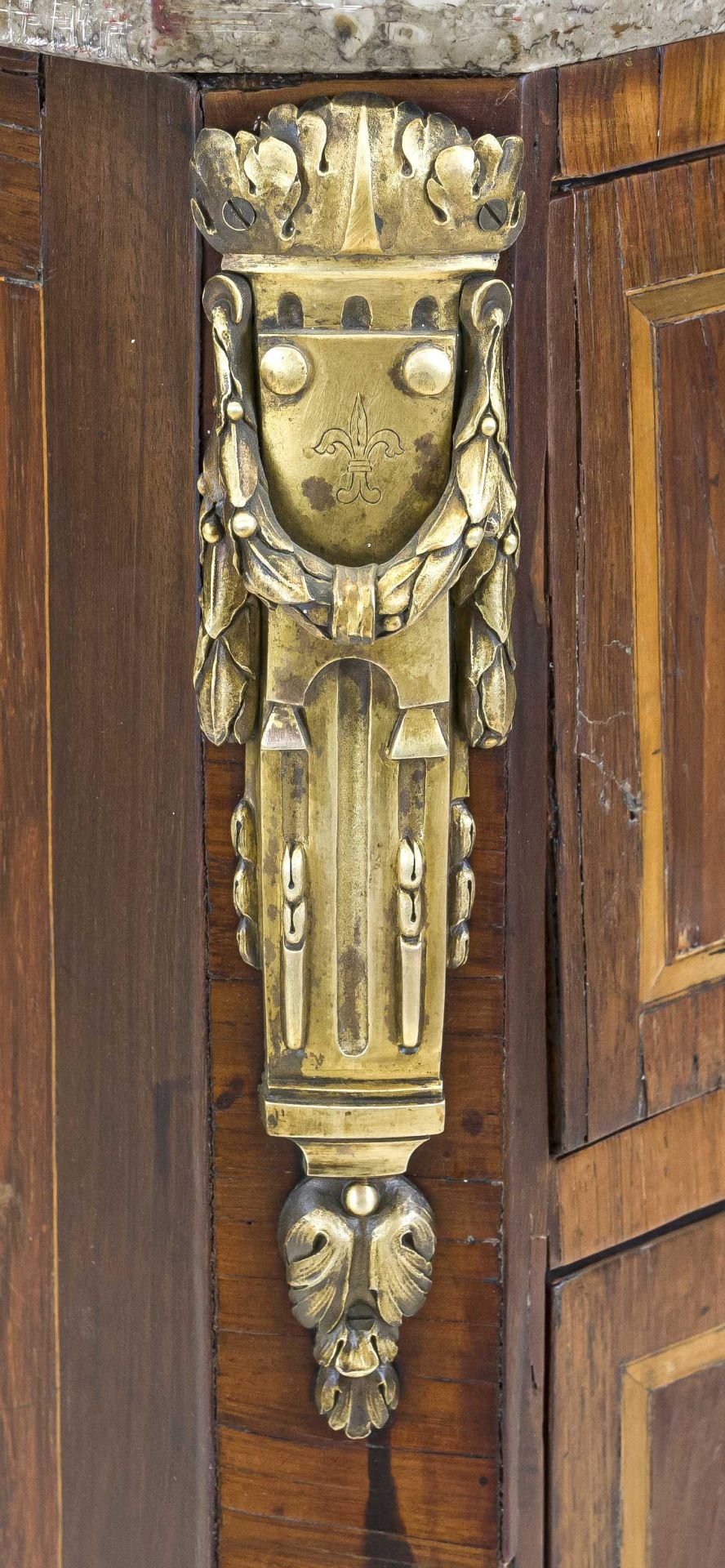 Transition chest of drawers, France, 18th century, signed Jean-Charles Ellaume (became master in - Image 3 of 4