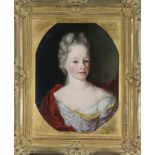 Anonymous Portrait Painter of the 18th Century, Portrait of a Lady in an Oval (according to previous