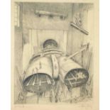 Franz Zürnig, 1st half of the 20th century, series of 9 pencil drawings on firm, sand-colored paper,