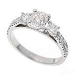 Seltener Diamant-Brillant-Ring