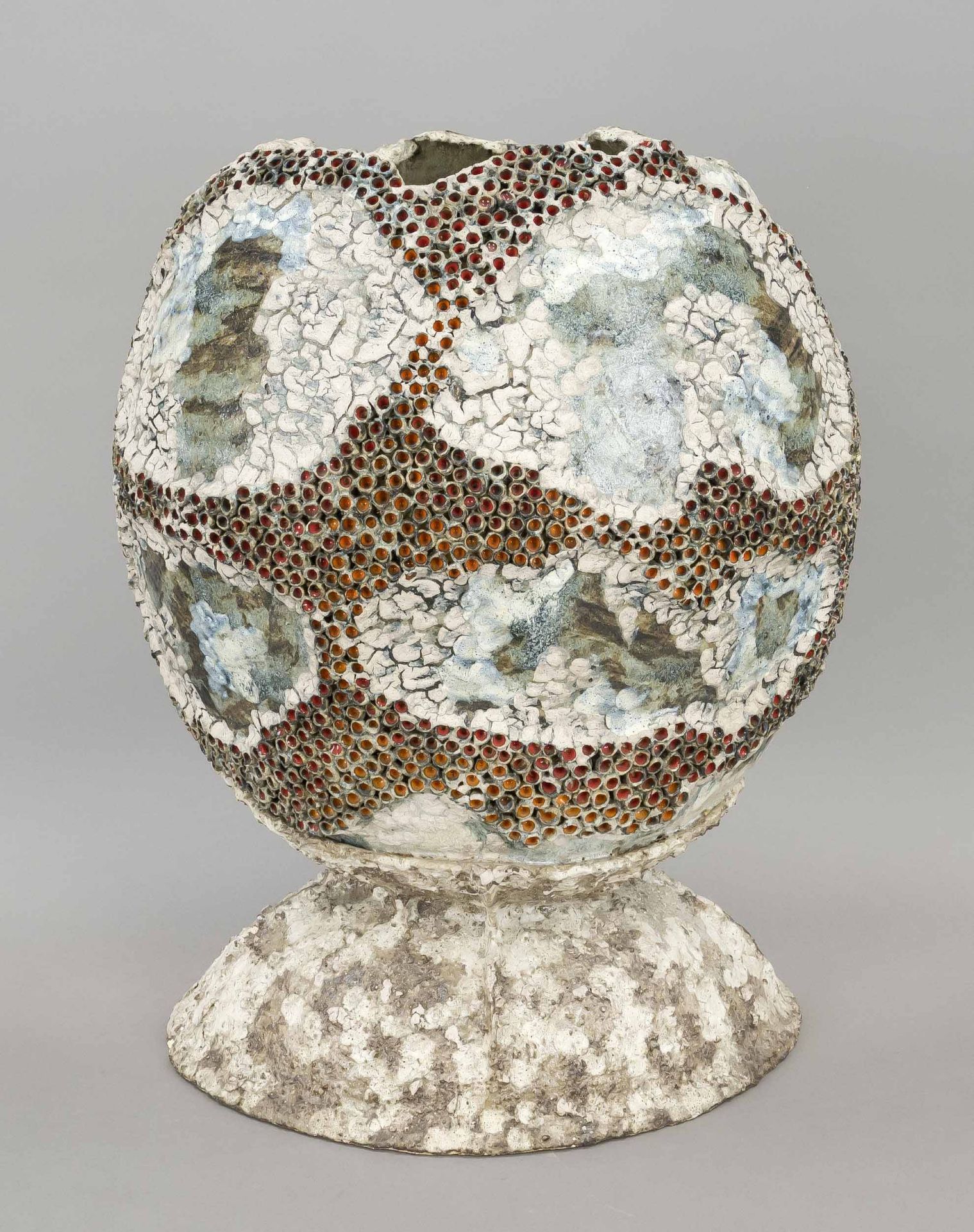 Object vase, artist's ceramics, designed and created by Joseph (Sepp) Hinterleithner (born 1946 in