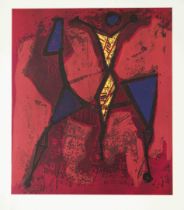 Marino Marini (1901-1980), after, Il Cavaliere, color silkscreen on paper, typographically inscribed