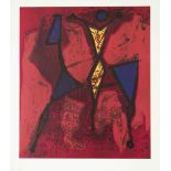 Marino Marini (1901-1980), after, Il Cavaliere, color silkscreen on paper, typographically inscribed