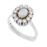 Opal-Brillant-Ring WG 585/000 m