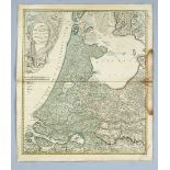 Historical map of Holland and Friesland, ''Tabula Comitatus Hollandiae cum ipsius confinijs, dominii