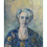 Anna Thalbitzer (1884-1970), Portrait of a Lady, oil on canvas, signed lower left, dated lower right