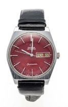 Omega Seamaster men's watch, automatic, steel case, screwed steel back, Ref. 166.0125 circa 1970,