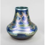 Vase, USA, c. 1900, Tiffany & Co, New York, Louis Comfort Tiffany (1848-1933), round base, bulbous
