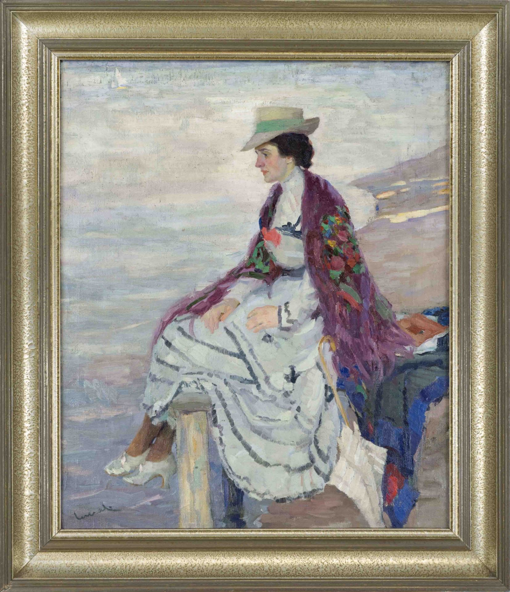 Edward Cucuel (1875-1954), American Impressionist painter, who also worked in Berlin during his