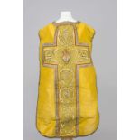 Lithurgical vestment for the Roman Catholic rite (chasuble), probably 19th century, so-called bass