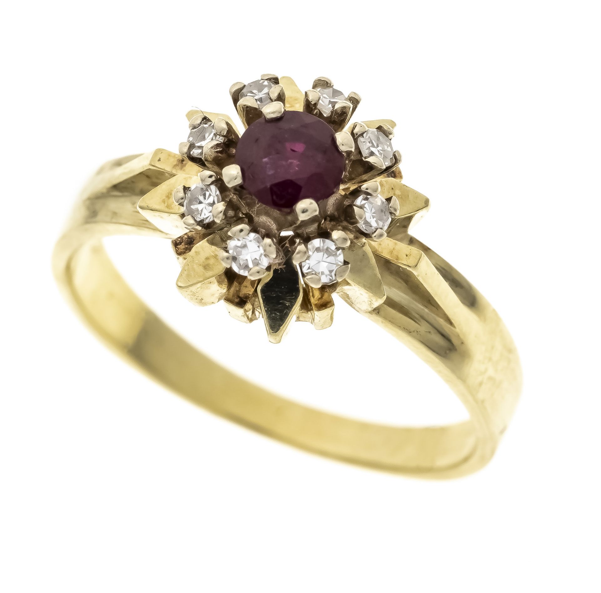 Rubin-Diamant-Ring GG 585/000 u