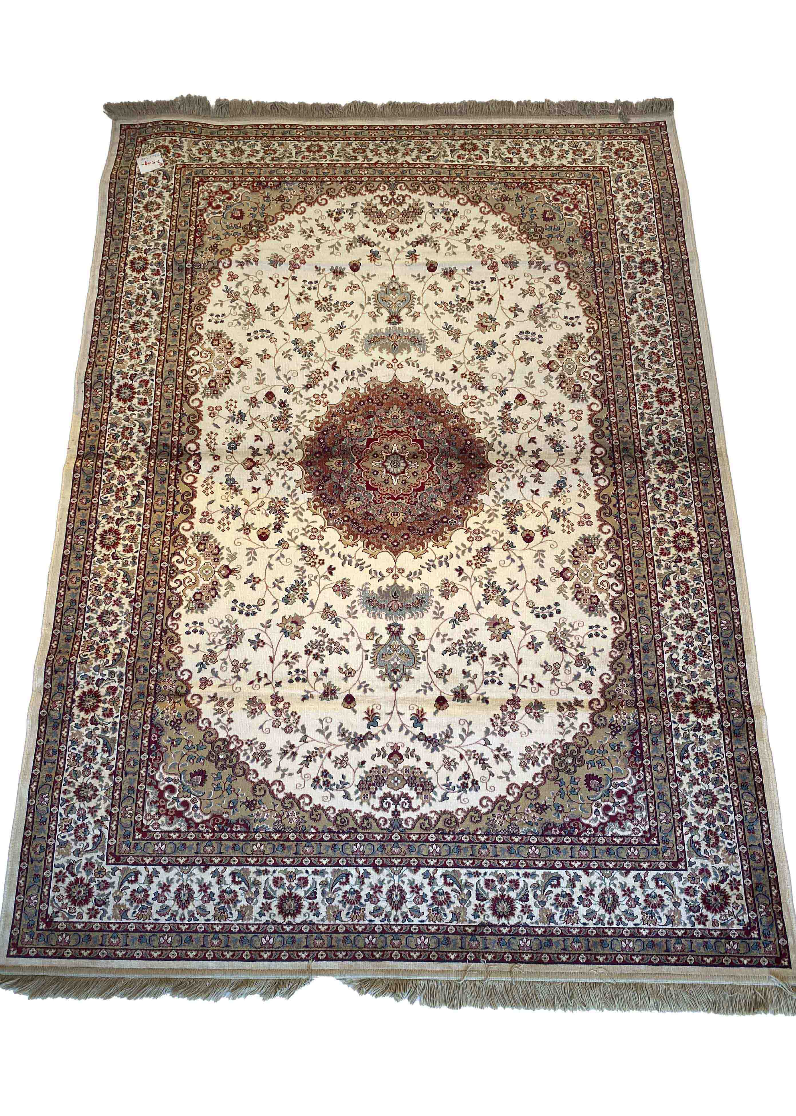 Carpet, Isfahan, silk, machine, good condition, 230 x 165 cm - The carpet can only be viewed and