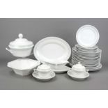 Dinner service for at least 13 persons, 41-pcs, KPM Berlin, marks 1962-1992, 1st choice, Kurland